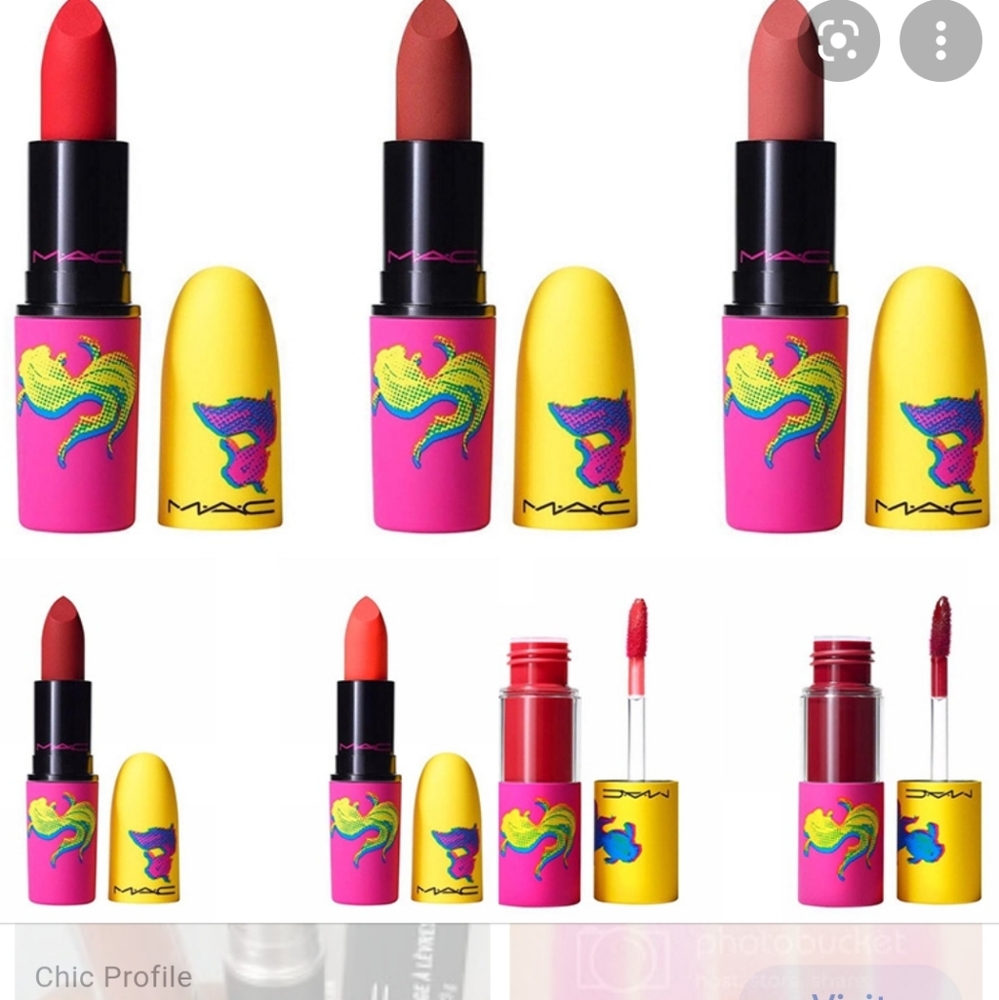 4 Mac Chinese New Year Moon Masterpiece powder kiss lipstick matte